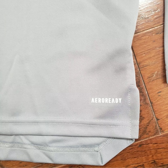 Adidas MLS Los Angeles Galaxy FC Mens 3/4 Zip Soccer Grey Pullover only Small - Picture 7 of 7